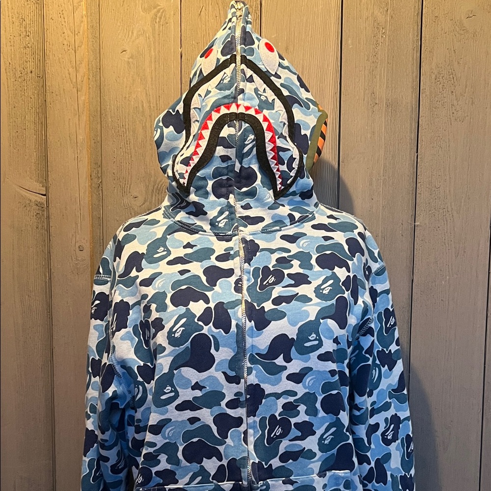 BAPE ABC Camo Shark Full Zip Hoodie